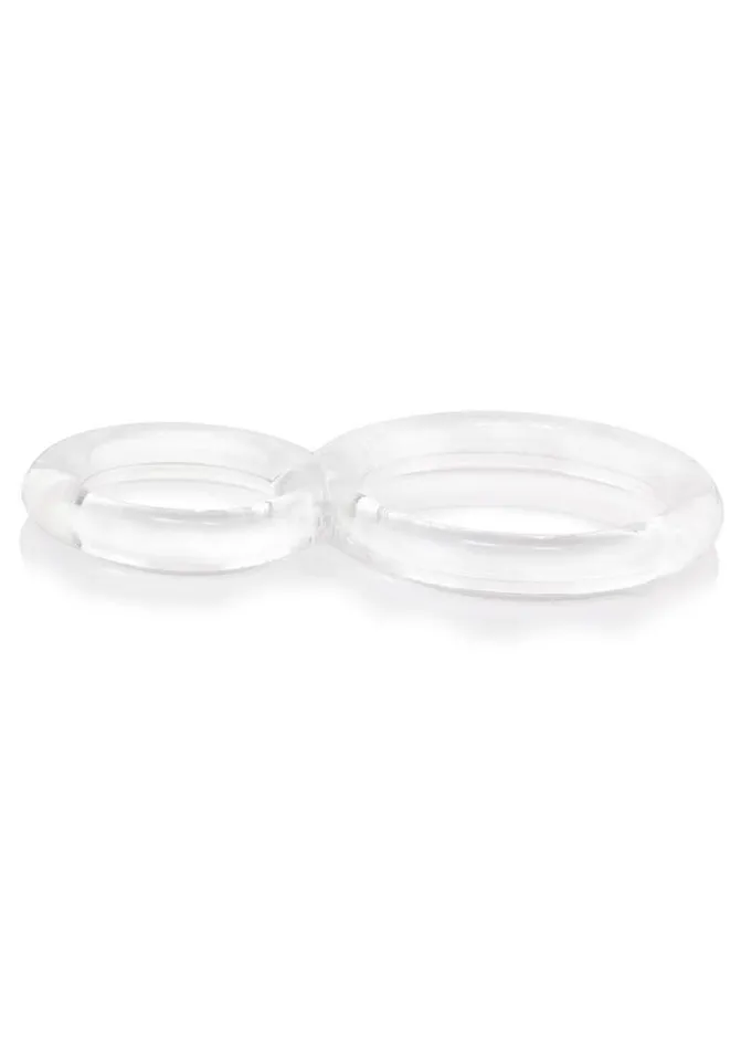 Male Sex Toys | Screaming O Ofinity Super Stretchy Double Silicone Cock Ring Waterproof