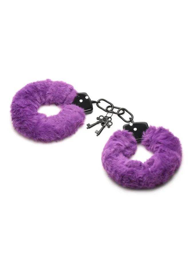 Master Series Cuffed In Fur Furry Handcuffs Master Series Male Sex Toys