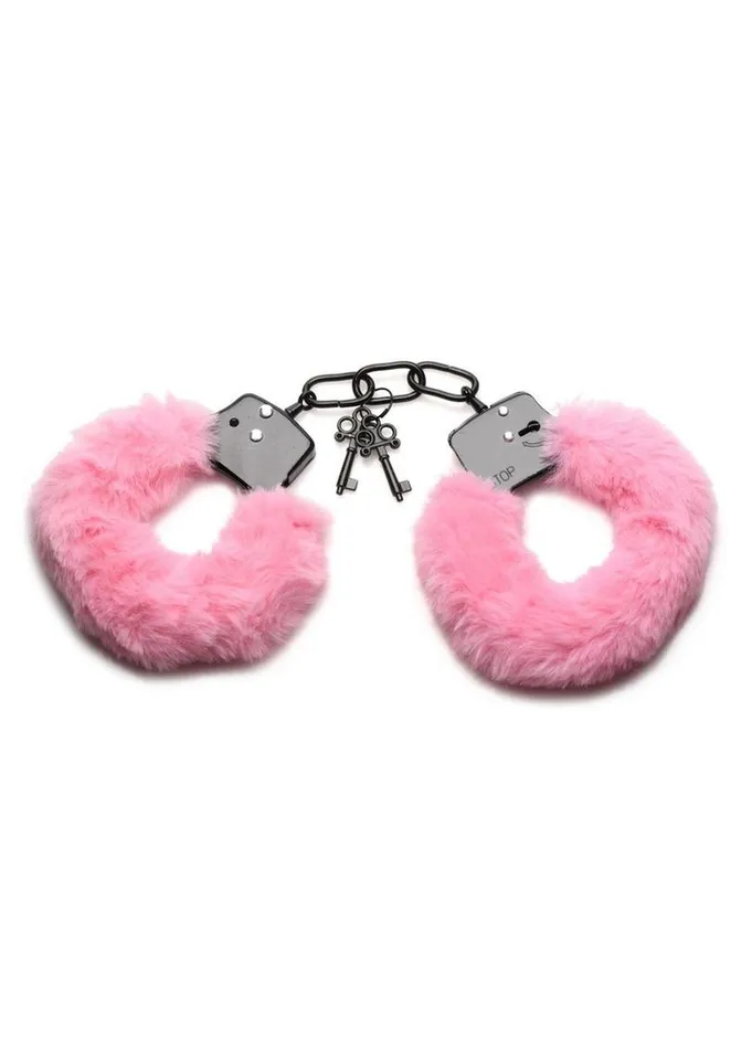 Master Series Cuffed In Fur Furry Handcuffs | Master Series Male Sex Toys