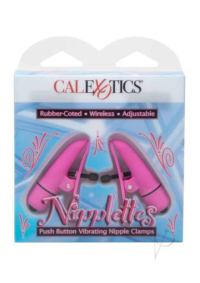 Nipple & Clitoral Toys | Nipple Play Nipplettes Virbrating Nipple Clamps