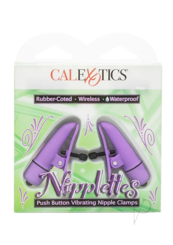 Nipple & Clitoral Toys | Nipple Play Nipplettes Virbrating Nipple Clamps