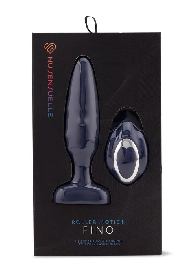 Nu Sensuelle Andii Fino Roller Motion Rechargeable Silicone Anal Plug with Remote Control | Nu Sensuelle Male Sex Toys