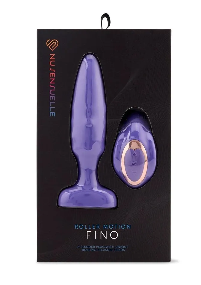 Nu Sensuelle Andii Fino Roller Motion Rechargeable Silicone Anal Plug with Remote Control | Nu Sensuelle Male Sex Toys
