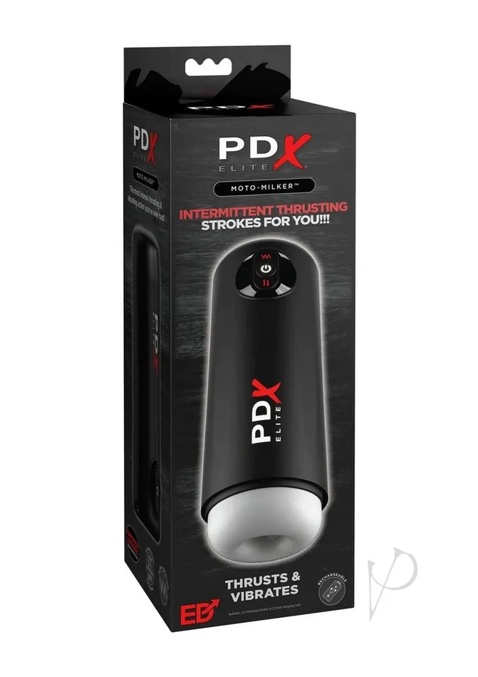 Pdx Elite Moto Milker Rechargeable Masturbator | PDX Elite Male Sex Toys