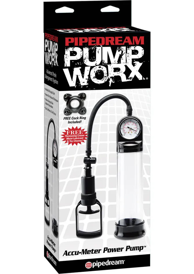 Pipedream Products Male Sex Toys Pump Worx Accumeter Power Pump