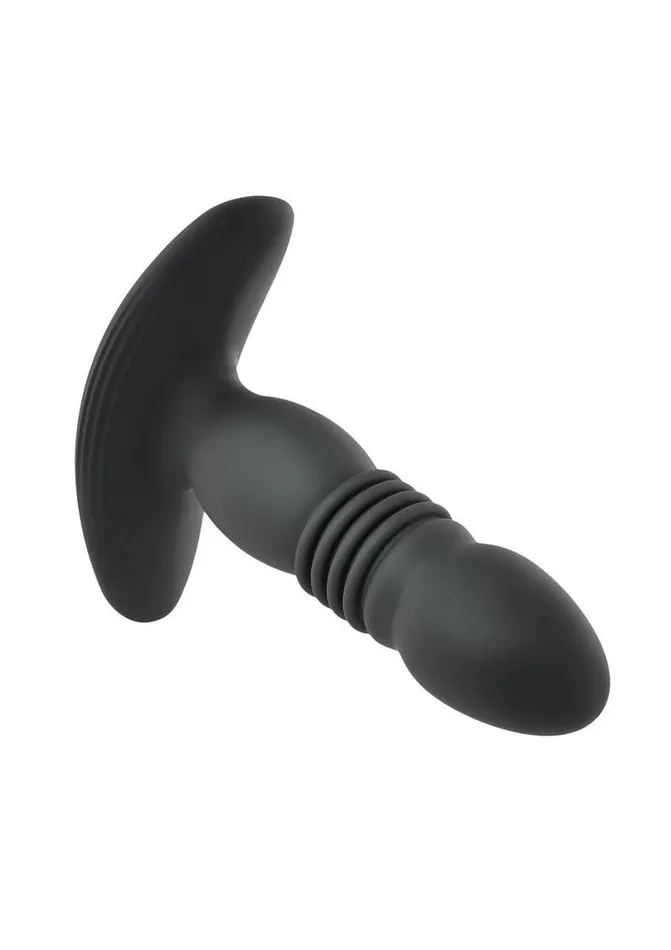 Playboy Male Sex Toys | Playboy Trust The Thrust Rechargeable Silicone Thrusting Anal Plug with Remote Control