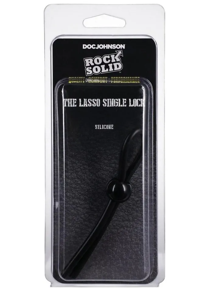 Rock Solid Rock Solid The Lasso Single Lock Adjustable Silicone Cock Ring | Male Sex Toys Rock Solid Rock Solid The Lasso Single Lock Adjustable Silicone Cock Ring | Male Sex Toys