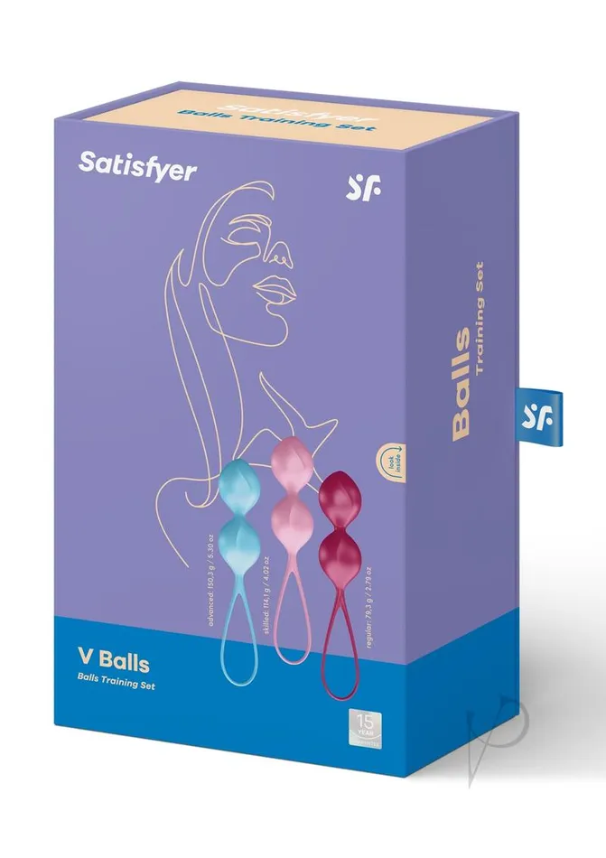Satisfyer Female Sex Toys | Satisfyer V Balls Set Of 3 Clitoral Stimulation Satisfyer Female Sex Toys | Satisfyer V Balls Set Of 3 Clitoral Stimulation