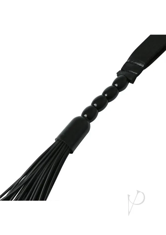 Sex and Mischief Male Sex Toys Sex and Mischief Beaded Flogger Noir Whip