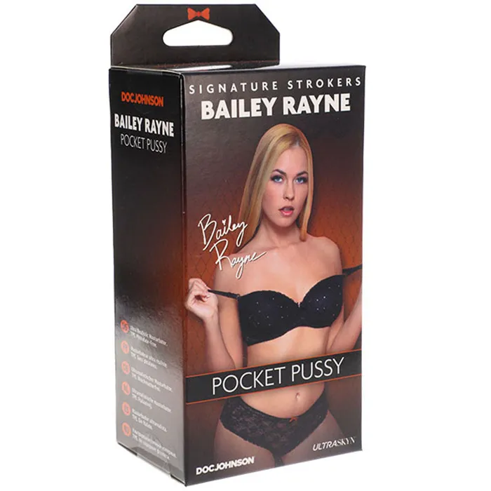 Signature Strokers Camgirls Bailey Rayne Ultraskyn Pocket Pussy Doc Johnson Male Sex Toys