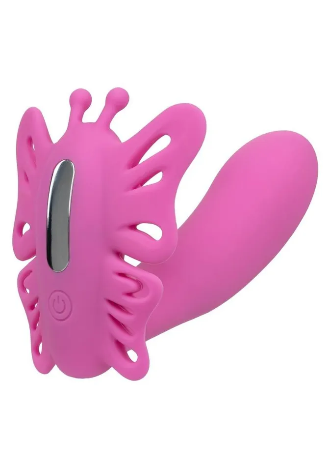 Venus Butterfly Female Sex Toys | Venus Butterfly Pulsating Venus G Silicone Rechargeable Strap-On with Remote Control