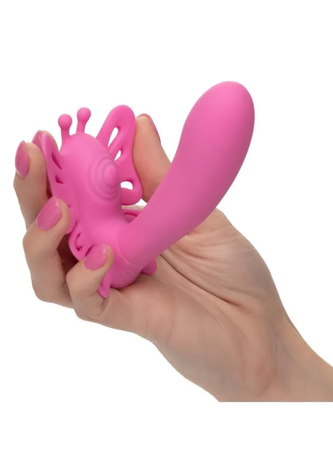 Venus Butterfly Female Sex Toys | Venus Butterfly Pulsating Venus G Silicone Rechargeable Strap-On with Remote Control