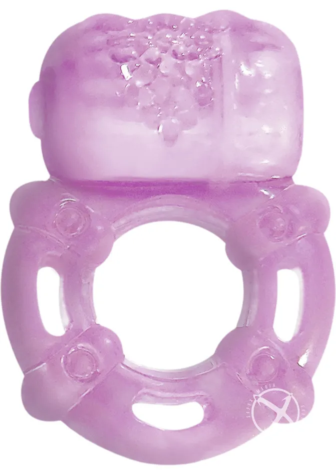 Vibrators | Hott Products Stud Orgasmix Ring Purple