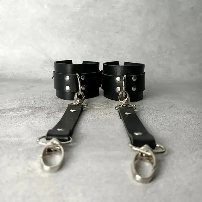 CEA.HARNESS Restraints | Chain Rib Goth Harnesses in PU Leather & Chains