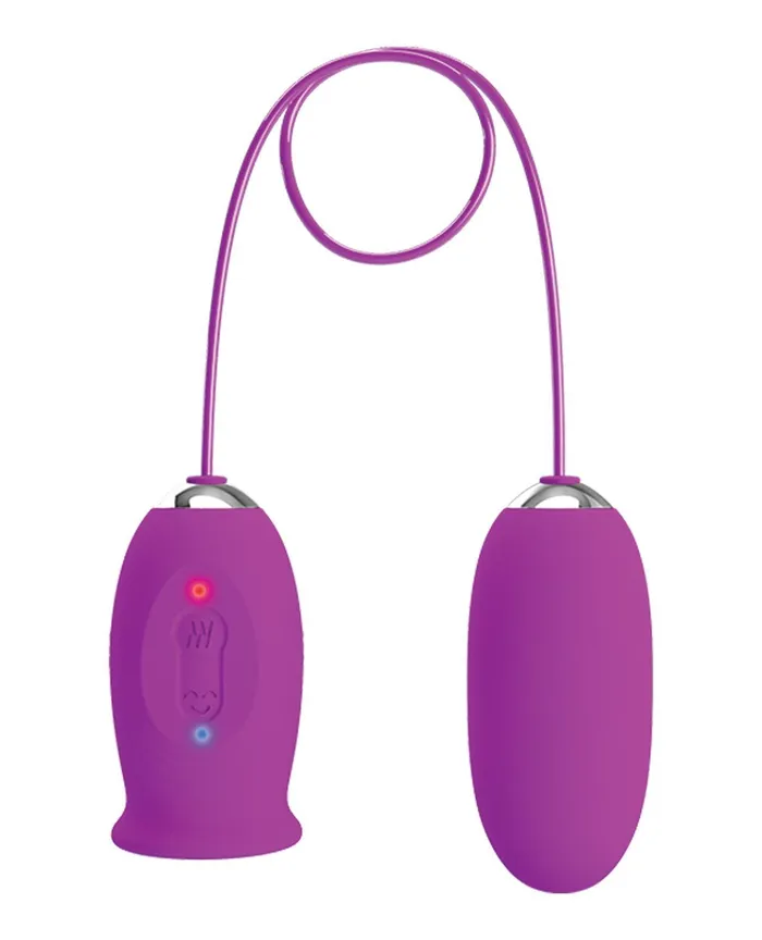 Pretty Love Daisy Silicone Licker Plus Egg - Fuchsia | Pretty Love Vibrators